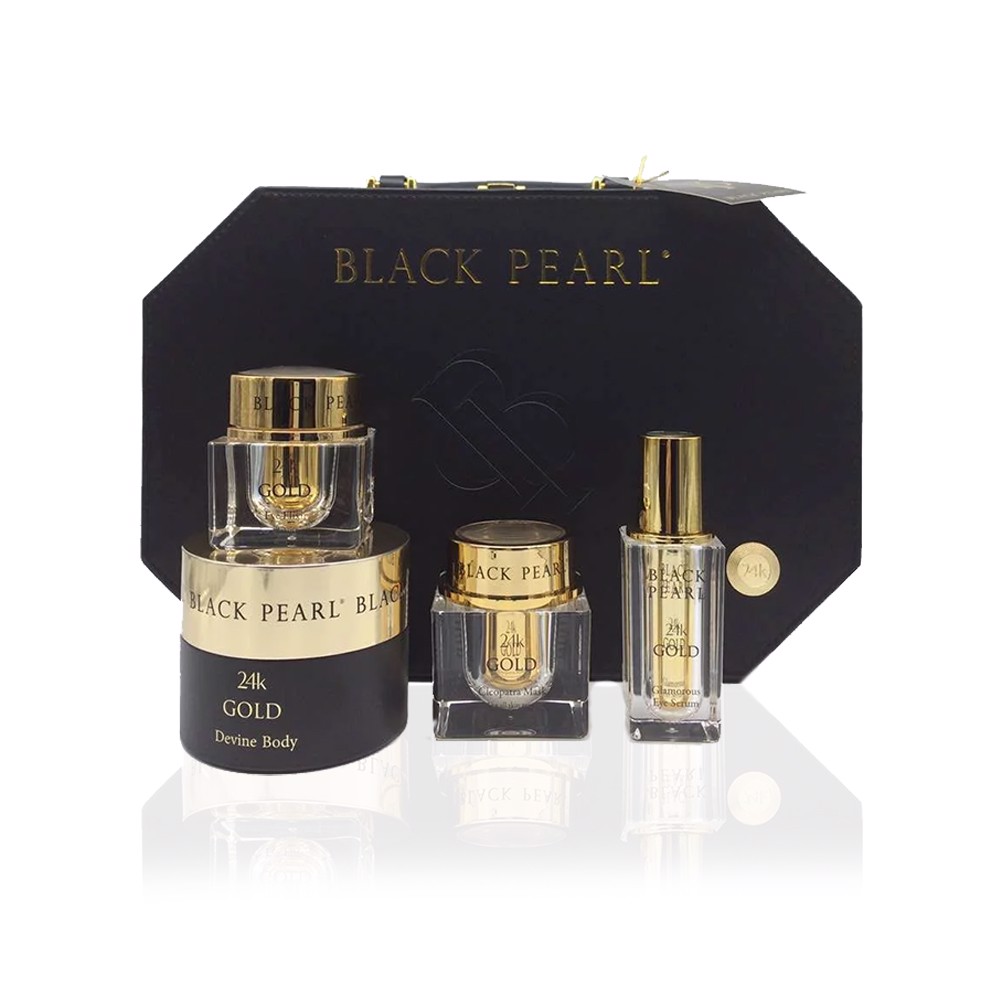 BỘ SẢN PHẨM CHĂM SÓC DA 24K - BLACK PEARL 24K GOLD KIT
